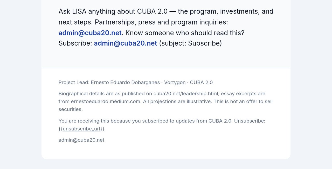 CUBA 2.0 Newsletter 03: Meet our Leadership, page 16